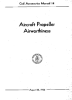 CAM 14 Aircraft Propeller Airworthiness 1956