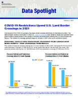 COVID19 Restrictions Upend US Land Border Crossings in 2021
