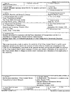 Urban Airshed Model Sensitivity to Mobile Source Emissions