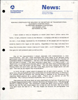 Remarks Prepared for Delivery by Secretary of Transportation Elizabeth Hanford Dole to the Iowa Bankers Convention