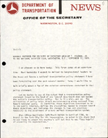 Remarks Prepared for Delivery by Secretary William T Coleman Jr to the National Aviation Club
