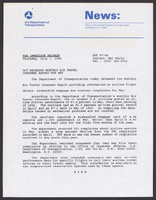 Department of Transportation News Releases JulySeptember 1994