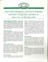 Georgia Bridge Over Interstate 75 Henry County Tentative Site