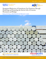 Strategized Reduction of Greenhouse Gas Emissions Through Predicting and Extending the Service Life of Concrete Pavements and Bridges