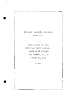 Interstate Commerce Commision Report of the Accident  Investigation Occuring on the BOSTON AND MAINE RAILROAD NEWBURY VT