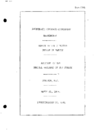Interstate Commerce Commision Report of the Accident  Investigation Occuring on the CENTRAL RAILROAD OF NEW JERSEY SEWAREN NJ