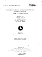 Increased Rail Transit Vehicle Crashworthiness in HeadOn Collisions  Volume II Primary Collision