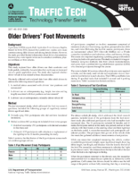 Older Drivers Foot Movements Traffic Tech