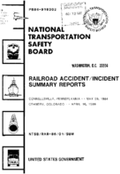 Interstate Commerce Commision Report of the Accident  Investigation Occuring on the DENVER AND RIO GRANDE WESTERN RAILROAD DANDRGW NATIONAL RAILROAD PASSENGER CORPORATION AMTRAK CHESSIE SYSTEM CONNELLSVILLE PA GRANDBY CO