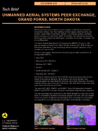 Unmanned Aerial Systems Peer Exchange Grand Forks North Dakota techbrief