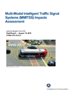 MultiModal Intelligent Traffic Signal Systems MMITSS impacts assessment