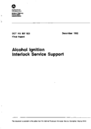 Alcohol Ignition Interlock Service Support