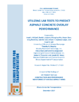 Utilizing Lab Tests to Predict Asphalt Concrete Overlay Performance