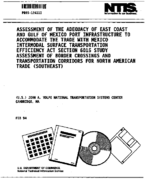 Assessment of the Adequacy of East Coast and Gulf Mexico Port Infrastructure to Accommodate Trade with Mexico