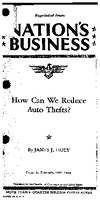 How Can We Reduce Auto Thefts