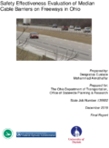 Safety Effectiveness Evaluation of Median Cable Barriers on Freeways in Ohio