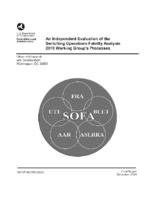 An Independent Evaluation of the Switching Operations Facility Analysis 2010 Working Groups Processes