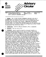AC 9133A Use of Alternate Grades of Aviation Gasoline for Grade 8087 and Use of Automotive Gasoline