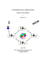 Autonomous dialaride transit  benefitcost evaluation