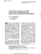 On the elimination of pulse wave velocity in stroke volume determination from the ultralowfrequency displacement ballistocardiogram