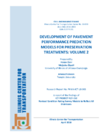 Development of Pavement Performance Prediction Models for Preservation Treatments  Volume 2