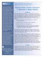 HighwayHeavy Vehicle InteractionA Synthesis of Safety Practice