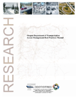 Oregon Department of Transportation  access management best practices manual