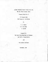 Sulphur Extended Asphalt Field Trials on MH 153 Brazos County Texas Progress Report No 9