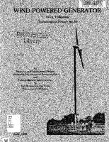 Windpower Demonstration Project