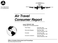 Air Travel Consumer Report February 1999