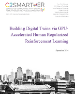 Building Digital Twins via GPUAccelerated HumanRegularized Reinforcement Learning