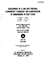 Development of a Low Cost Portable Fluorometry Technology and Quantification of Cannabinoids in Body Fluids