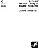Computer Accident Typing for Bicyclist Accidents Coders Handbook