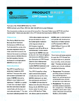 LTPP Climate Tool Product Brief