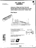 Analysis of required fleet size and private sector cost comparisons for the USCG inland construction tender fleet  final report