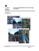 Track and trackside video survey technology development