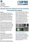 Machine Vision Data Products for the Automated Track Inspection Program Research Results