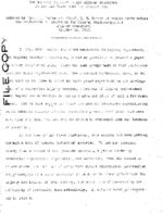 The Highway Engineering and Highway Transport Fields and Their Need for Trained Men