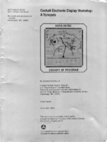Cockpit Electronic Display Workshop A Synopsis