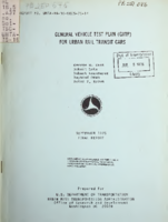 General Vehicle Test Plan GVTP for Urban Rail Transit Cars