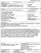 Development of Emission Estimates for the Conformity Analysis of the El Paso Fy94 TIP