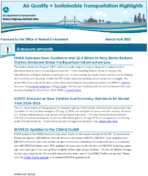 Air Quality  Sustainable Transportation Highlights MarchApril 2022