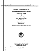 Further Evaluation of a Modified ControllableBeam Runway Light