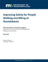 Improving Safety for People Walking and Biking at Roundabouts