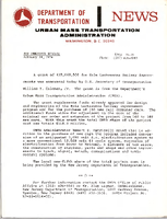 Department of Transportation News Urban Mass Transportation Administration UMTA 7615