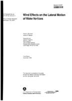 Wind effects on the lateral motion of wake vortices