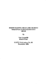 North Dakota Grain and Oilseed Transportation Statistics 199091