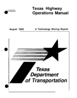 Texas Highway Operations Manual