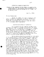Interstate Commerce Commission Report of the Accident  Investigation Occurring on the WILKESBARRE AND HAZLETON RAILWAY SAINT JOHNS PA