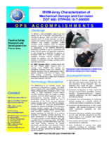 MWMArray Characterization of Mechanical Damage and Corrosion